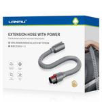 LANMU Extension Flexible Hose Accessories Attachment with Power for Dyson V7 V8 V10 V11 Outsize Gen5 Cordless Vacuum Cleaner,Fits Motorized and Non-Motorized Attachments (Up to 175cm)