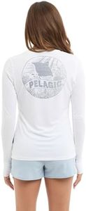 PELAGIC Women's Ws Aquatek Raya Ws Fishing Shirt White