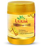 Lilium Herbal Gold Massage Cream 900g, Anti-Aging Properties, Skin Brightening, Skin Firming, Improves Blood Circulation, Prevents With Dryness & Gives Golden Glow to Your Skin, Suitable For All Skin