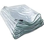 HLLING Clear Waterproof Cover Tarp 