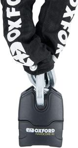 Oxford Hardcore XC13 Chain Lock – 2M Sold Secure Gold for Motorcycle, Bicycle, Ebike