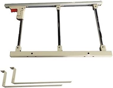 riin Foldable Bedside Rail Grab Bar for Elderly Assist Get-up Support Handle Bed Handrail for Handicap Home Care Assistance 70cm