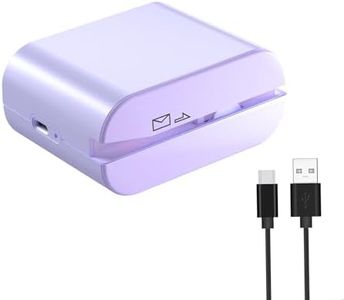 Rechargeable Electric Letter Opener – Automatic Envelope Opener, Portable Mail Slitter for Office & Home Use, Quick & Clean Cutting,Purple