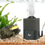 AQQA Aquarium Sponge Filter Submersible Fish Tank Filter Ultra Quiet Aeration Bio Sponge Corner Filter for Breeding Fry Betta Shrimp Fish Tank