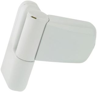 Fixrello White Flag Hinge for uPVC Door - Fits Left and Right Handed Door - 4 Variable Bushes and Optional Packer Incl. - 100mm Heavy Duty Door Hinge