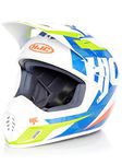 HJC Blue-White-Fluorescent CS-MX II Dakota MX Helmet