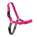 PetSafe Easy Walk Dog Harness, No Pull Dog Harness, Raspberry/Gray, Medium