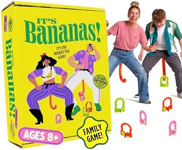 MCMILLER ENTERTAINMENT It’s Bananas – The Hilarious Monkey Tail Party Game for Adults & Families | Funny Indoor & Outdoor Garden Game for Summer Parties, BBQs, Birthdays & Game Nights