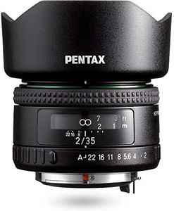 Pentax 22860 Camera Lens Compact Camera Lens 6/5, Standard Lens, 0.3 m, Pentax KAF, 3.5 cm