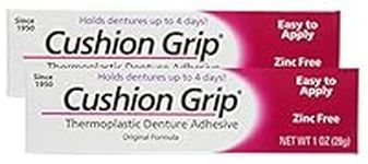 Cushion Grip Thermoplastic Denture Adhesive - 1 oz (Pack of 2)