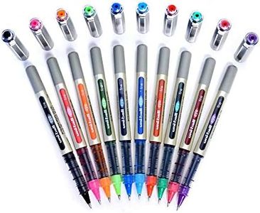 Uni-Ball EYE UB-157 Rollerball Pen Medium 0.7mm Ball [Pack of 10] One of each colour