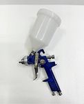 ANMSALES 1.4mm 600ml H-827 Auto Car Detail/Touch Up/Paint Sprayer Spot Repair HVLP Air Compressor Spray Gun (Blue)