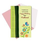 Alwaysgift Happy Birthday Dear Husband Greeting Card For Men's Gift, Birthday Dear Husband Greeting Card For Husband, Birthday Gift For Husband, Husband Birthday Card