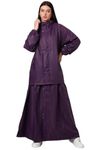 Romano nx Waterproof Rain Skirt Top Jacket for Women Rain Coat skirttop_treasure_violet_L