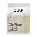 Bulk Pure Psyllium Husk Powder, High in Fibre, 500 g, Packaging May Vary