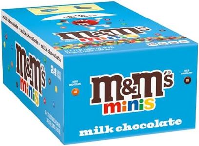 M&M'S Milk Chocolate MINIS Size Candy 1.77-Ounce Tube 24-Count