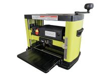 FORESTWEST 10507, 13.6 Amp 13-Inch Benchtop Thickness Planer, 2 Double-Sided SK5 Carbide Blades, Green and Black