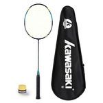 Kawasaki Badminton Racket Professional Graphite Lightweight High Tension Racquet for Attack & Defense-Passion P22 with Kawasaki String/Bag/Hand Grip