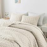 WDCOZY Ivory Quilts Queen Size Bedd