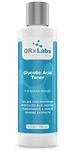 QRxLabs Glycolic Acid Toner - Professional Exfoliating Anti-Aging Toning Solution With 10% Aha, Witch Hazel, Hydrolyzed Rice Protein And Pomegranate & Ginkgo Biloba Extracts - 1 Bottle Of 6 Fl Oz