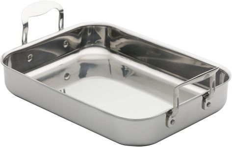 ProWare 35cm Stainless Steel Roasting Pan – Oven Safe Cookware
