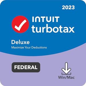 TurboTax Deluxe 2023 Tax Software, Federal Tax Return [Amazon Exclusive] [PC/Mac Download]