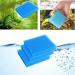 VAYINATO® Hand Held Aquarium Fish Tank Cleaner for Scratch Free Cleaning | Fish Tank Cleaning Scrapping Pad | Aquarium Scrubber | 10CM*10 Cm Pack of 3 (Blue) by Petzlifeworld