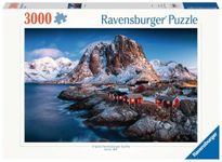 Ravensburger 17081 Hamnoy Lofoten - 3000 Piece Puzzle for Adults, Every Piece is Unique, Softclick Technology Means Pieces Fit Together Perfectly