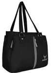 ARMODA Women's Waterproof Large Shoulder Bag (Black & Grey)