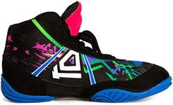 KO Sports Gear Youth and Kid's Wrestling Shoes, Ideal for Young Wrestlers (Multicolored, 4)