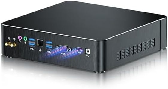 Kinupute Mini PC i9, Computer Desktop i9-11900H 8 core Fino a 4,9GHz, Win-11 Pro, 32G DDR4, 2T NVME SSD, 4K@60Hz HDMI, Porta VGA, USB3.0, WiFi6E, BT5.3, Gigabit Ethernet per Aziende/Uffici/HTPC, VESA