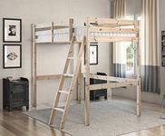 STRICTLY BEDS&BUNKS Bunk Bed, Beige, Small Double