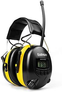 Casque antibruit « EARMUFF » et casque audio - Radio AM/FM, MP3 et téléphone portable