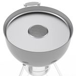 Stanbroil Stainless Steel Griddle Plate Flat Top Griddle Plancha, Round Griddle Insert Replacement BBQ Grill Accessory for Weber 22" Kettle Charcoal Grills, Silver