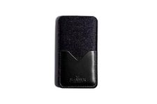 iPhone Black Edition Leather Sleeve Handmade Case and Wool Felt Cover - iPhone 5 / 5S & SE