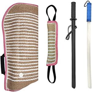 LWPITTY Professional Dog Bite Training Set Dog Bite Training Equipment, Tough Dog Bite Sleeve Training Protection, Dog Bite Sleeve Training Equipment Training K9 Pitbull German Shepherd