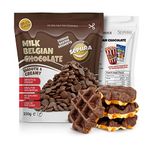 Sephra Belgian Couverture Fountain Ready Chocolate Callets - Milk 250g