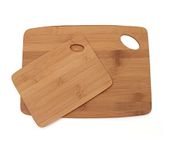 Lipper International 859 Bamboo Thin Cutting Board Set, 6 by 8-Inch and 9 by 12-Inch Boards