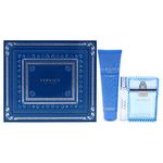 Versace Man Eau Fraiche by Versace for Men - 3 Pc Gift Set 3.4oz EDT Spray, 10ml EDT Spray, 5oz Bath and Shower Gel
