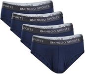 BAMBOO SPORTS B: Mens No Fly Briefs- Super Soft & Comfortable Fit