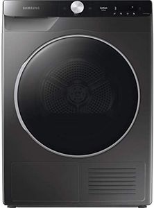 Samsung Series 9 OptimalDry™ DV90T8240SX Wifi Connected 9Kg Heat Pump Tumble Dryer - Graphite - A+++ Rated