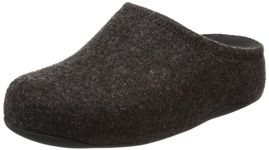 Fitflop Women's SHUV Cushy Felt Clog Slippers, Black, 5 UK