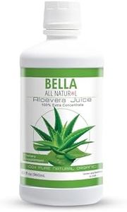 Bella All Natural Pure Aloe Vera Juice (UnFlavored) 32 Oz - Antioxidant and Rehydration Drink