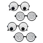 DOYIFUN 4pcs Googly Eyes Glasses, C