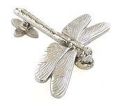Castelion® Nickel Dragonfly Door Knocker 15.5cm x 13cm