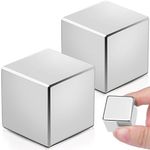 LOVIMAG Strong Cube Neodymium Magnets, Super Powerful Permanent Rare Earth Magnet Heavy Duty-Grade N52, 2 Piece