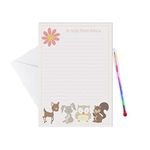 Woodland Animals Personalised Children's Stationery Set - Letter Writing Paper And Envelopes