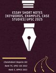 Essay Short Notes UPSC 2025: Keywords, Examples, Case Studies