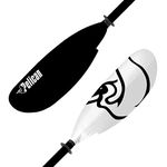 Pelican Vesta Kayak Paddle | Aluminum Shaft with Nylon Reinforced Blades | Lightweight, Adjustable | Perfect for Kayaking, 94.5 inch (240cm) - Premium Quality Material - Black & White - PS1970-00