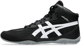 ASICS Men's Matflex 8 Wrestling Shoes, 10.5, Black/White